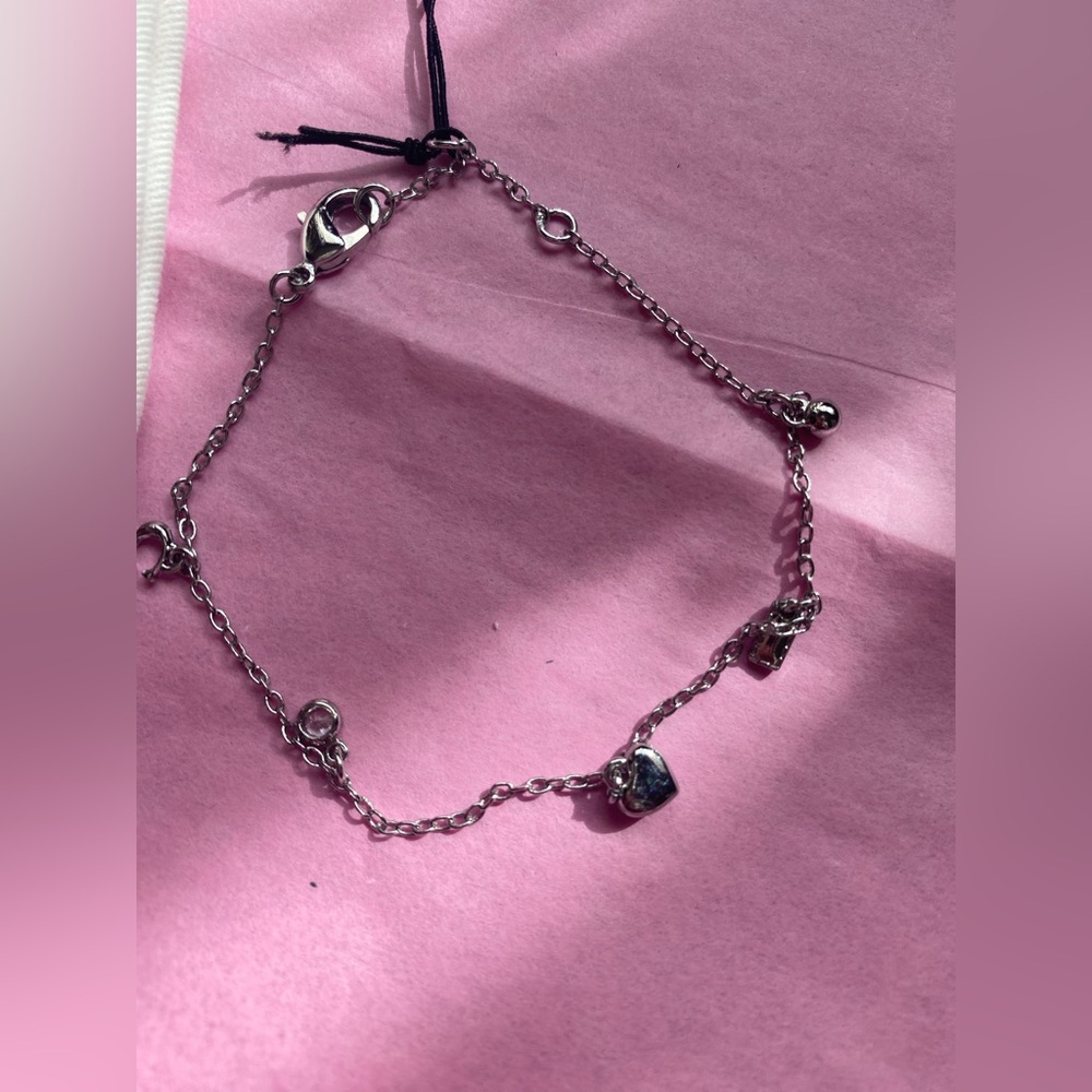 Coach Silver Charm Bracelet